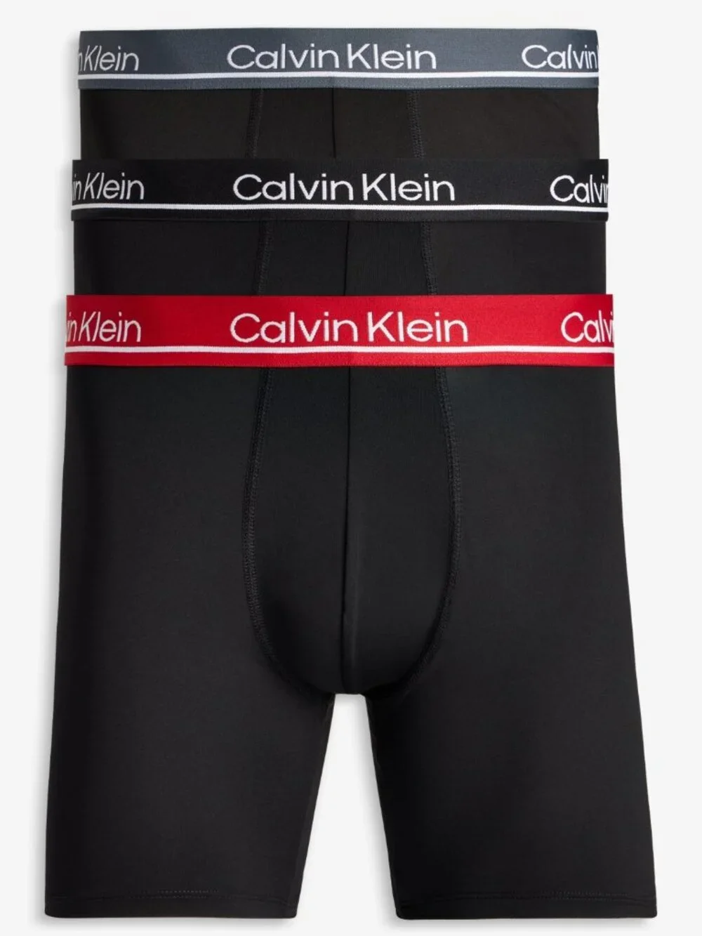 Calvin Klein Men's Microfiber Plus Moisture-Wicking Boxer Briefs
